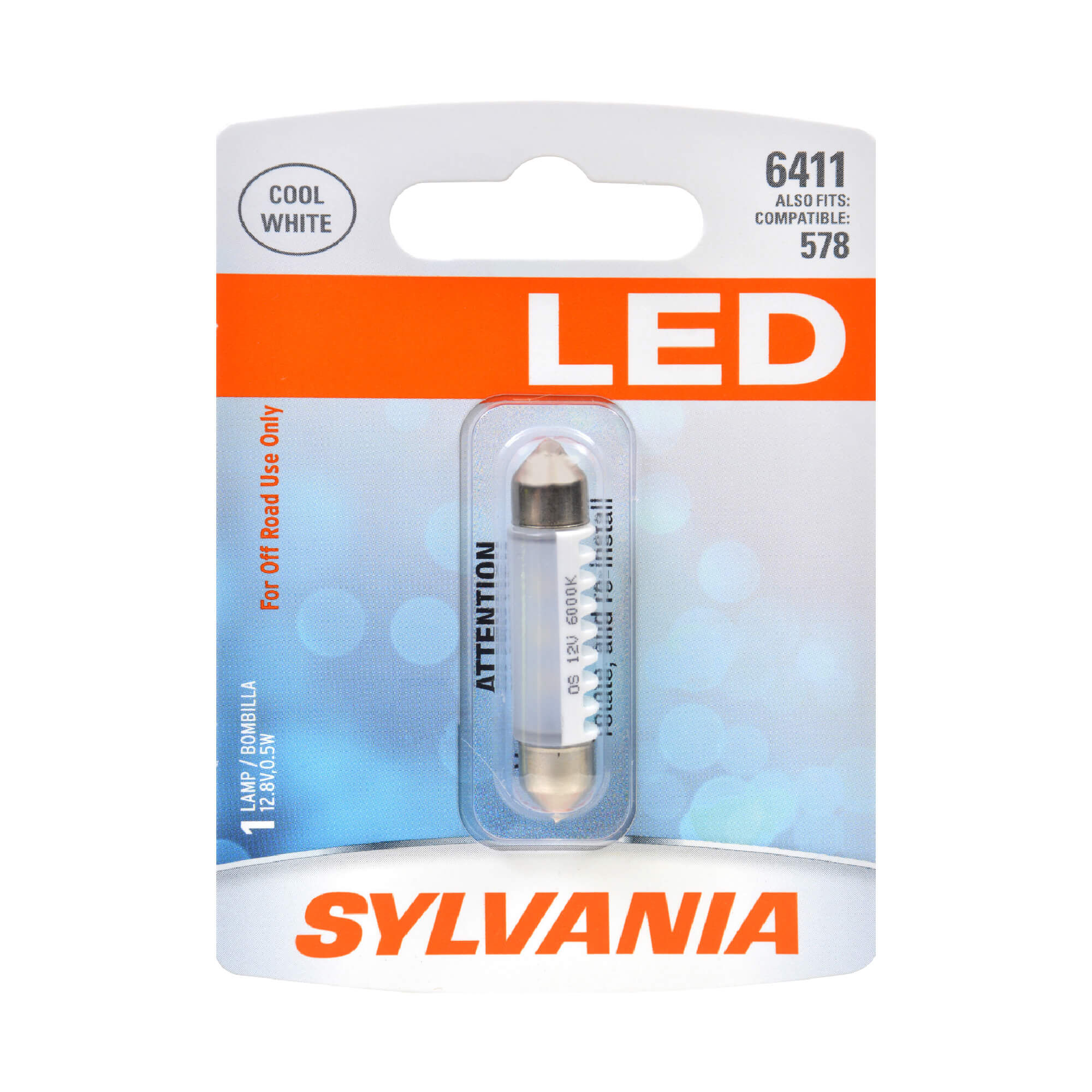 SYLVANIA 6411 WHITE SYL LED Mini Bulb 1 Pack
